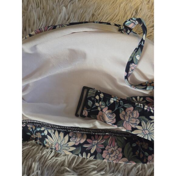 Kona Sol Bikini Top Multi color Floral Keyhole Front Padded Size XL 16-18 New - Picture 11 of 12